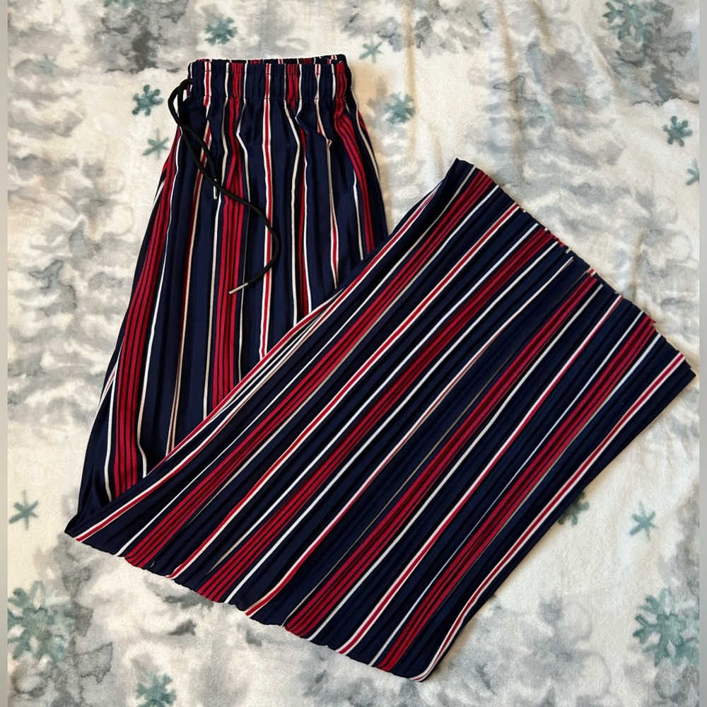 Harper Los Angeles Red, White, and Blue Striped Pants